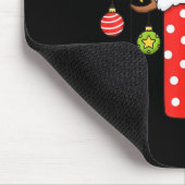 Weihnachtsmonogramm Alphabet Anfangsbuchstabe Buch Mousepad (Ecke)