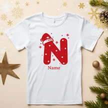 Weihnachtsmonogramm mit editierbarer Farbe und ind