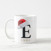 Weihnachtsmonogramm-Tasse Kaffeetasse (Links)