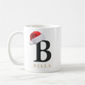 Weihnachtsmonogramm-Tasse Kaffeetasse (Links)