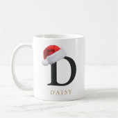 Weihnachtsmonogramm-Tasse Kaffeetasse (Links)