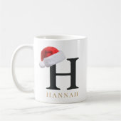Weihnachtsmonogramm-Tasse Kaffeetasse (Links)