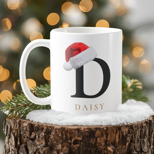 Weihnachtsmonogramm-Tasse Kaffeetasse