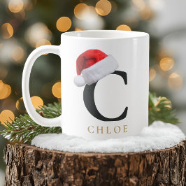 Weihnachtsmonogramm-Tasse Kaffeetasse