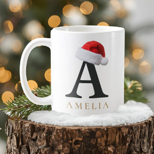 Weihnachtsmonogramm-Tasse Kaffeetasse