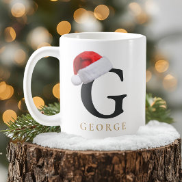 Weihnachtsmonogramm-Tasse Kaffeetasse