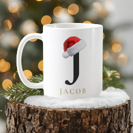 Weihnachtsmonogramm-Tasse Kaffeetasse