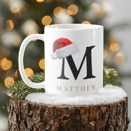 Weihnachtsmonogramm-Tasse Kaffeetasse