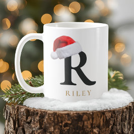 Weihnachtsmonogramm-Tasse Kaffeetasse
