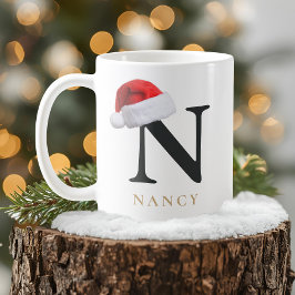 Weihnachtsmonogramm-Tasse Kaffeetasse
