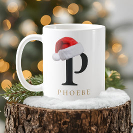 Weihnachtsmonogramm-Tasse Kaffeetasse