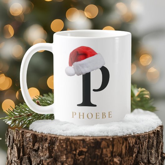 Weihnachtsmonogramm-Tasse Kaffeetasse