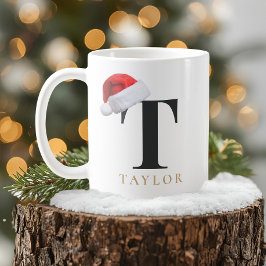 Weihnachtsmonogramm-Tasse Kaffeetasse