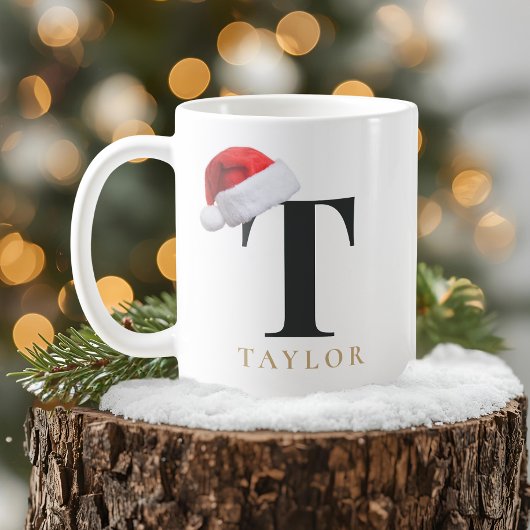Weihnachtsmonogramm-Tasse Kaffeetasse