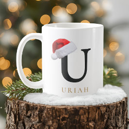 Weihnachtsmonogramm-Tasse Kaffeetasse