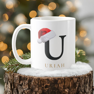 Weihnachtsmonogramm-Tasse Kaffeetasse