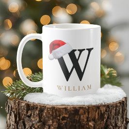 Weihnachtsmonogramm-Tasse Kaffeetasse
