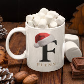 Weihnachtsmonogramm-Tasse Kaffeetasse