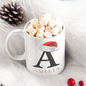 Weihnachtsmonogramm-Tasse Kaffeetasse