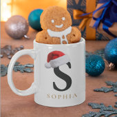 Weihnachtsmonogramm-Tasse Kaffeetasse