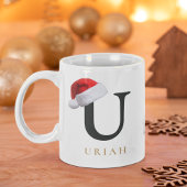 Weihnachtsmonogramm-Tasse Kaffeetasse