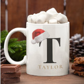 Weihnachtsmonogramm-Tasse Kaffeetasse
