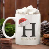 Weihnachtsmonogramm-Tasse Kaffeetasse
