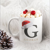 Weihnachtsmonogramm-Tasse Kaffeetasse