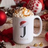 Weihnachtsmonogramm-Tasse Kaffeetasse