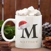 Weihnachtsmonogramm-Tasse Kaffeetasse