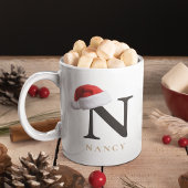 Weihnachtsmonogramm-Tasse Kaffeetasse