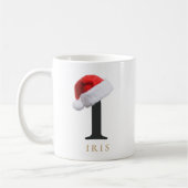 Weihnachtsmonogramm-Tasse Kaffeetasse (Links)