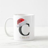 Weihnachtsmonogramm-Tasse Kaffeetasse (Links)