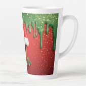 Weihnachtsmonogramm V Weihnachtsmann-Feiertagsbrie Milchtasse (Rechts)