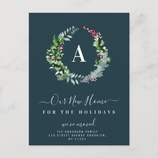 Weihnachtsmonographie Postkarte (Vorderseite)