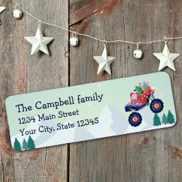 Weihnachtsmonster Truck - Rücksendeadresse