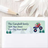 Weihnachtsmonster Truck - Rücksendeadresse (Insitu)