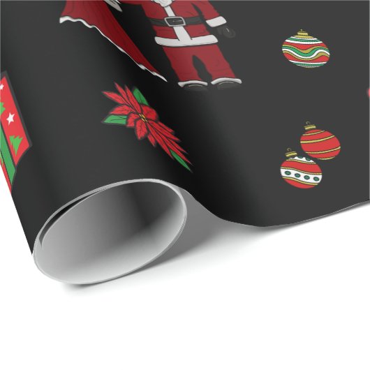 Weihnachtsmonsterpapier Geschenkpapier (Rolleneckpunkt)