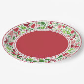 Weihnachtsmontage-Teller (LTRD) Pappteller (Schrägansicht)