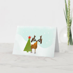 Weihnachtsmoose Feiertagskarte