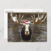 Weihnachtsmoose Feiertagspostkarte (Vorne/Hinten)