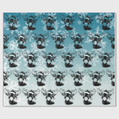 Weihnachtsmoose Geschenkpapier (Flach)