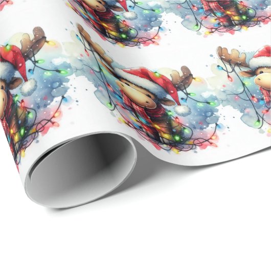 Weihnachtsmoose Geschenkpapier (Rolleneckpunkt)