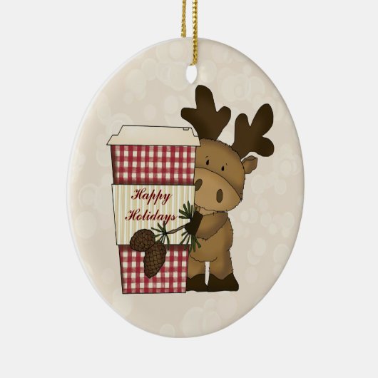 Weihnachtsmoose Keramikornament (Rechts)