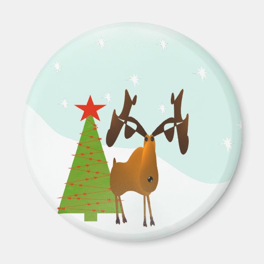 Weihnachtsmoose Magnet (Vorne)