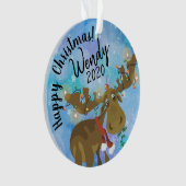 Weihnachtsmoose Ornament (Vorderseite)