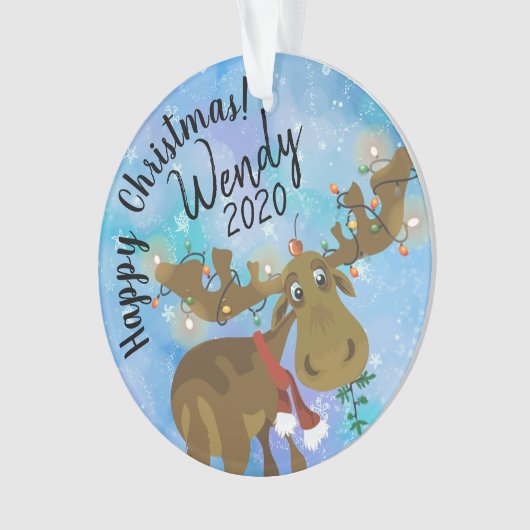 Weihnachtsmoose Ornament (Vorderseite)