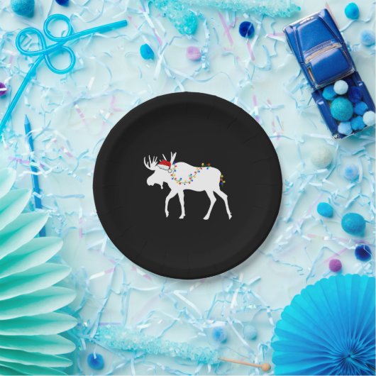 Weihnachtsmoose Pappteller (Party)