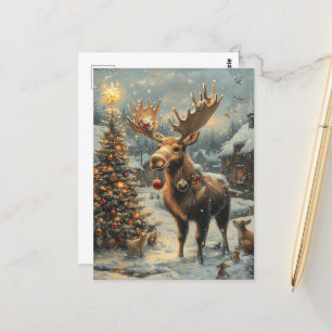 Weihnachtsmoose Postkarte