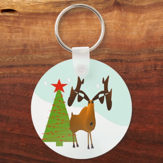 Weihnachtsmoose Schlüsselanhänger (Vorderseite)